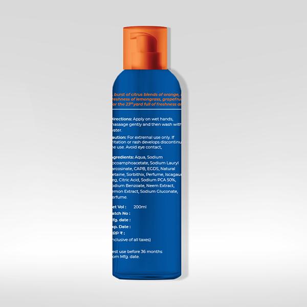 23 Yards Natural Foaming Hand Wash Pack of 3 200 ml - Hand Wash & Soaps