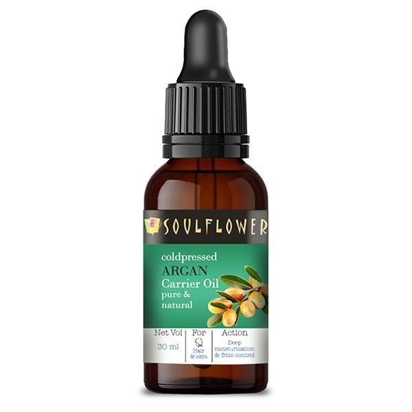 Netmeds | Soulflower Coldpressed Argan Carrier Oil 30 ml