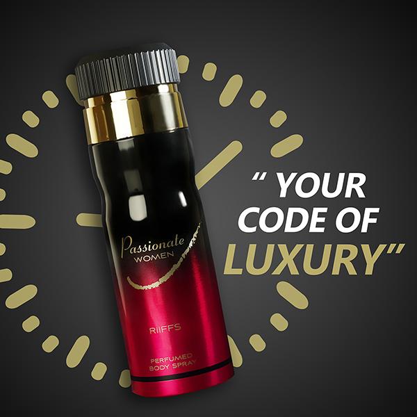 RiiFFS Passionate Women, Refreshing Deodorant 200 ml - Women Deodorants/Roll-Ons