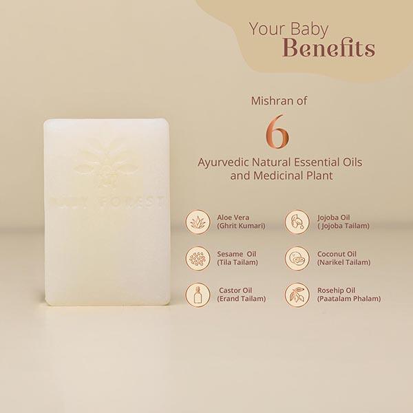 Baby Forest Nirmalya Snan Natural Baby Soap 125 gm - Baby Soap