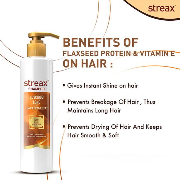 Streax Luscious Long Shampoo 1's - Shampoos