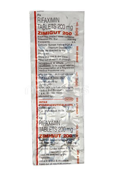 Zimigut 200mg Tablet 10'S - Bacterial Infections-OAB