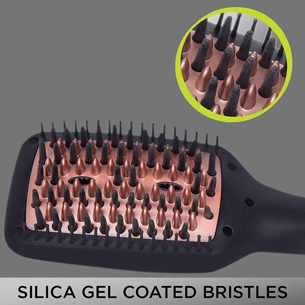 Vega X Look Paddle Hair Straightening Brush with Ionic Technology (VHSB-02) Black 1's - Straighteners