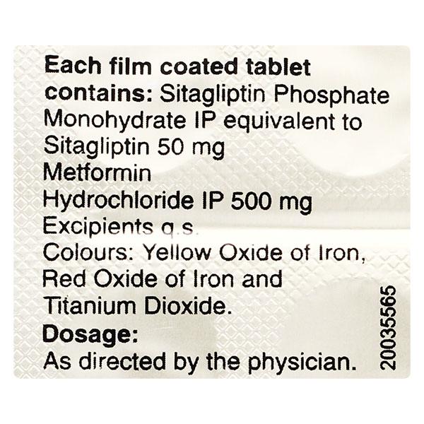 SITALEMBIC M 500 Tablet 15's - Diabetes-Ant