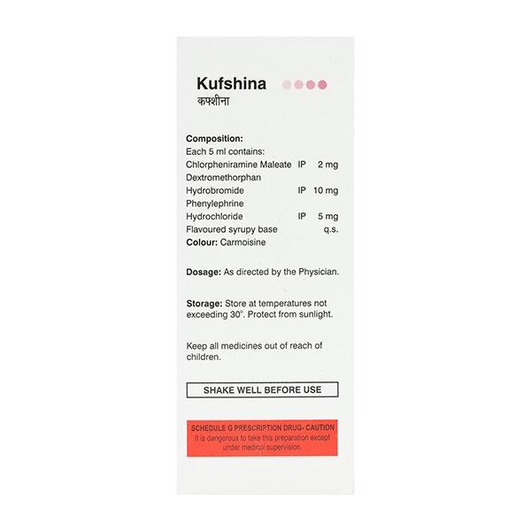 KUFSHINA COUGH Syrup 60ml - Cough And Cold-Cou