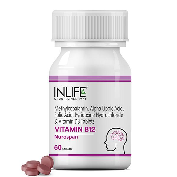 Netmeds | INLIFE Vitamin B12 Tablets 60's