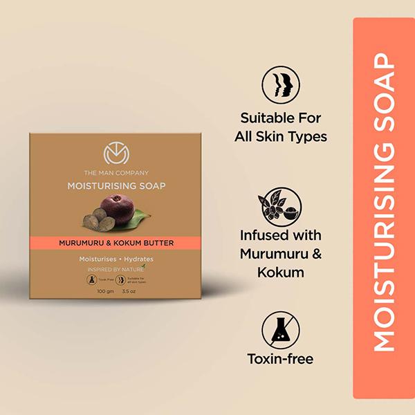 The Man Company Moisturising Soap -B3G1MOIS 100gm 4's - Soaps