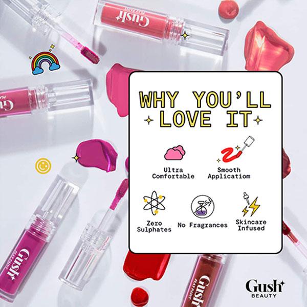 Gush Beauty Playpaint Airy Fluid Lipstick - Masterpiece 2.8 ml - Liquid Lipsticks