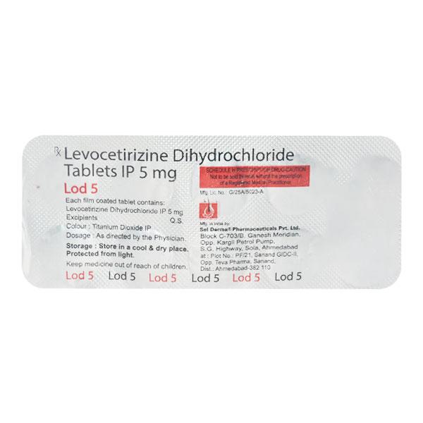 LOD 5 Tablet 10's - Allergies-Ant