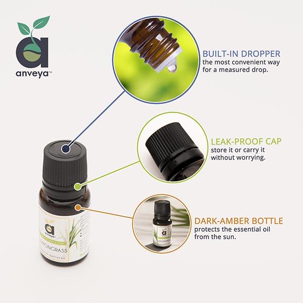 Anveya Lemongrass Essential Oil 15 ml - Essential Oils