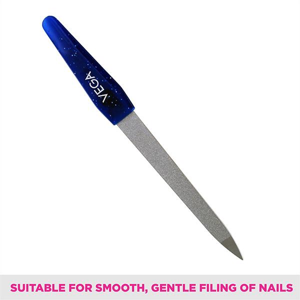 Vega Nail File, Blue, (VC2NF5-Bl) 2's - Nail Care