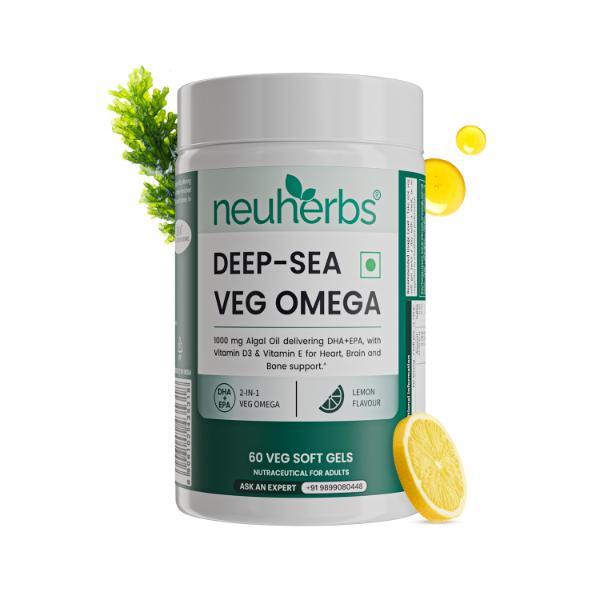 Netmeds | Neuherbs Deep-Sea Veg Omega Softgels 60's