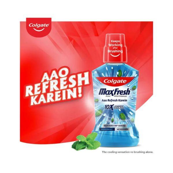 Colgate-Palmolive, Colgate Plax Antibacterial Mouthwash, 24/7 Fresh Breath(Pepper Mint) 500 ml - Mouthwash