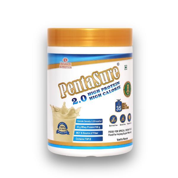 PentaSure 2.0 High Protein High Calorie Powder - Vanilla Flavour 400 g - Daily Health Drinks