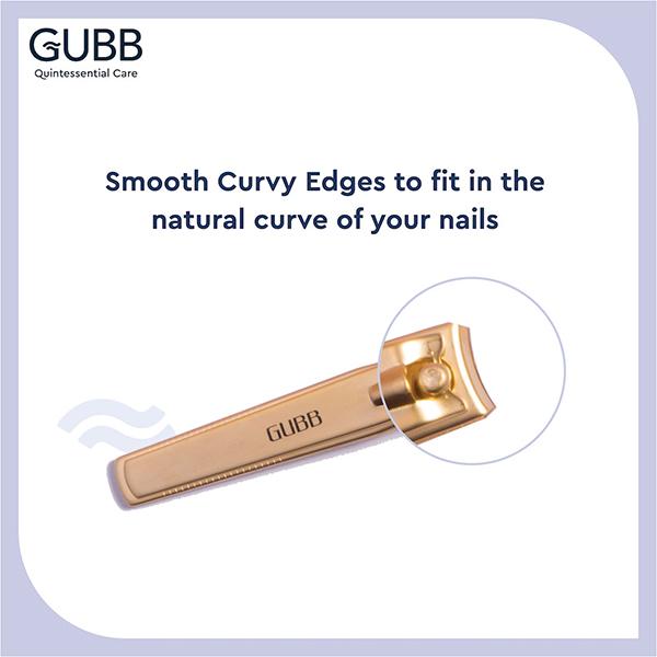 GUBB Nail Clipper, Gold 70 gm - Nail Care
