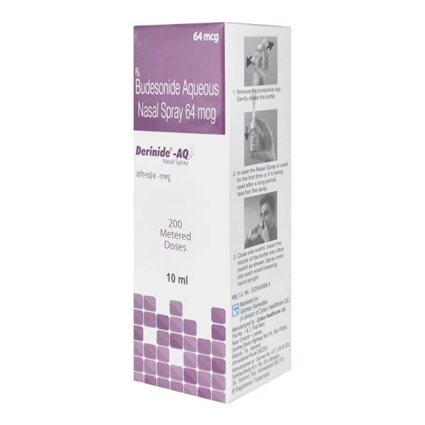Derinide AQ Nasal Spray 10ml - Nasal Congestion-Nas