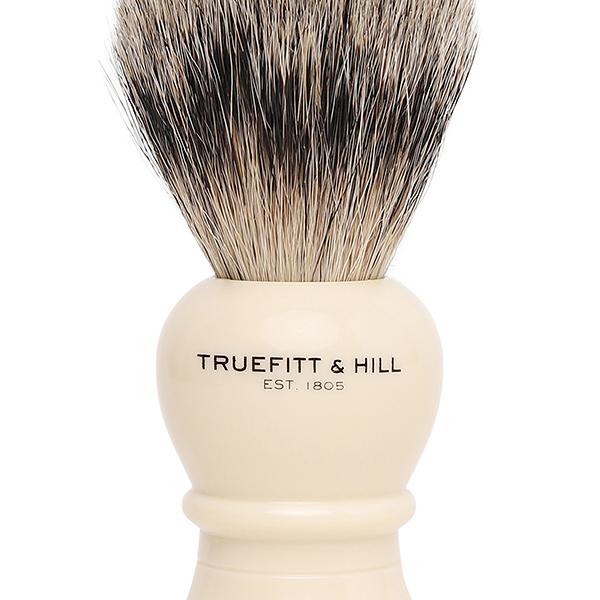 Truefitt and Hill Faux Ivory Super Handmade Shaving Brush Regency Luxury Essential Grooming Collection for Men 1's - Shaving Brushes
