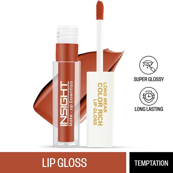 Netmeds | Insight Cosmetics Long Wear Color Rich Lip Gloss - Temptation 4 ml