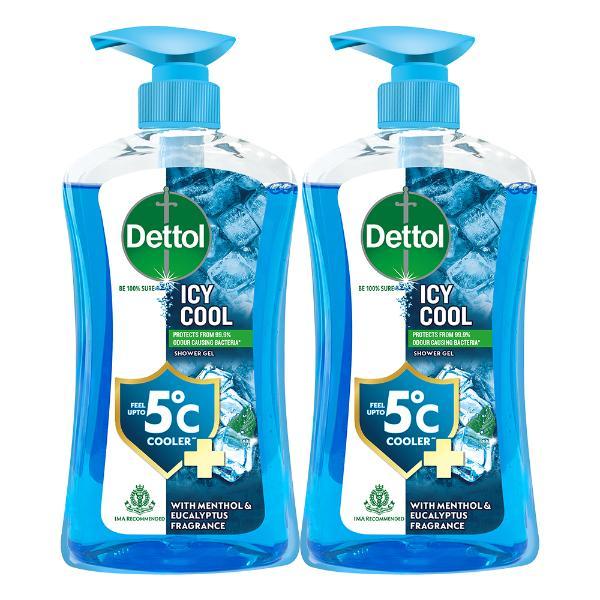 Netmeds | Dettol Icy Cool Body Wash (Pack 2 x 500 ml)
