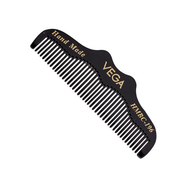 Netmeds | Vega Beard/ Moustache Comb for Men, Pocket-size Comb for Hair, Groom your Beard (HMBC-196) 17 gm