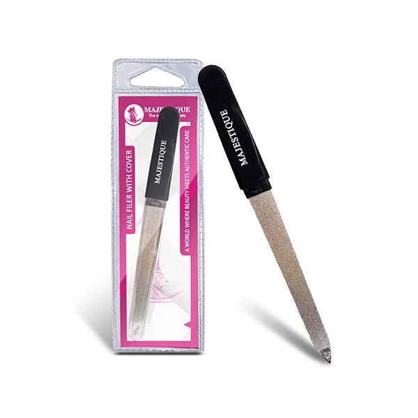 Netmeds | Majestique Nail Filer Elite Accessories, Twin Side Nail Files, Great For Travel Or Home Use - Multicolor 1's