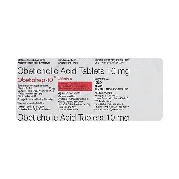OBETOHEP 10mg Tablet 10's - Cholelithiasis/Gall Stones