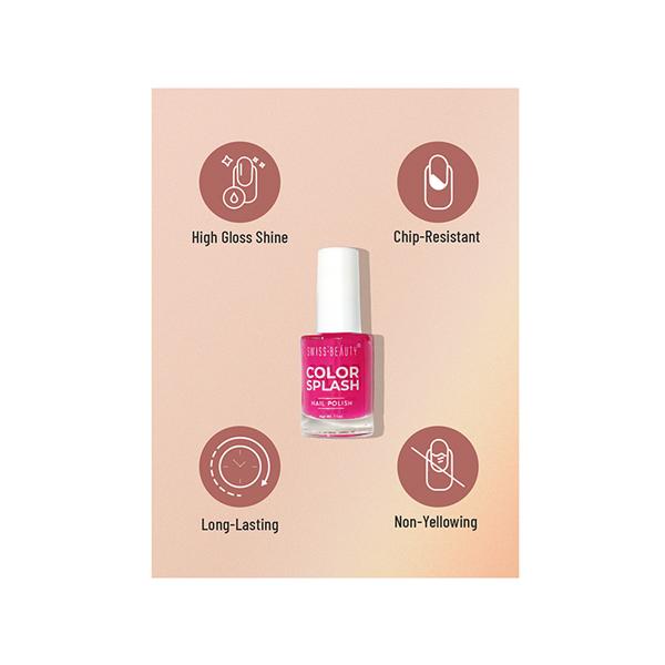 Swiss Beauty Color Splash Nail Polish, Shade- 03 11 ml - Nail Polish