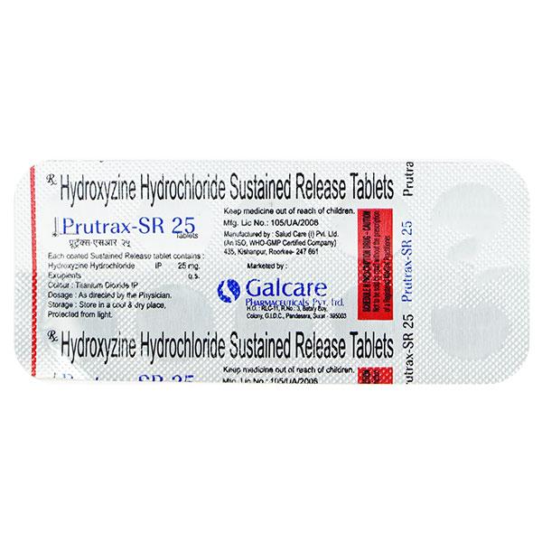 PRUTRAX SR 25mg Tablet 10's