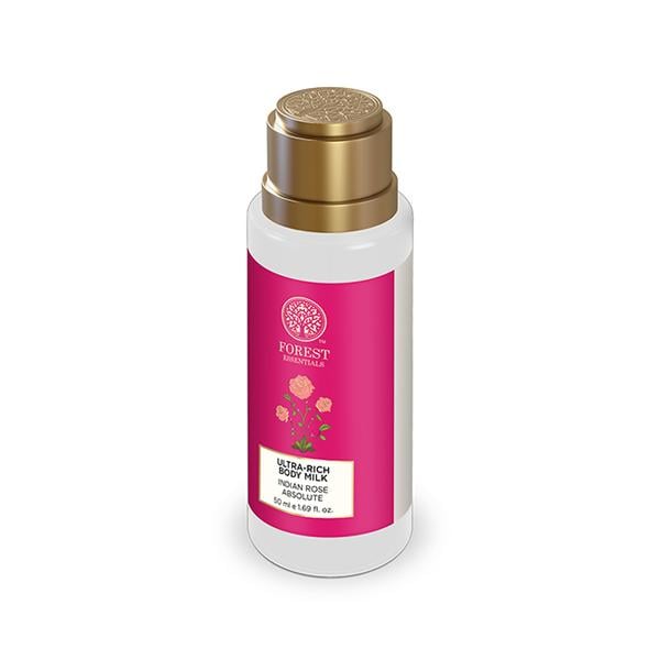 Forest Essentials Ultra-Rich Body Milk Indian Rose Absolute 50ml - Lotions & Creams