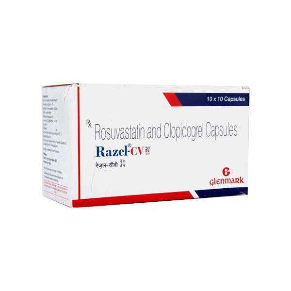 Razel CV 20/75mg Capsule 10'S - High Cholesterol-Dys