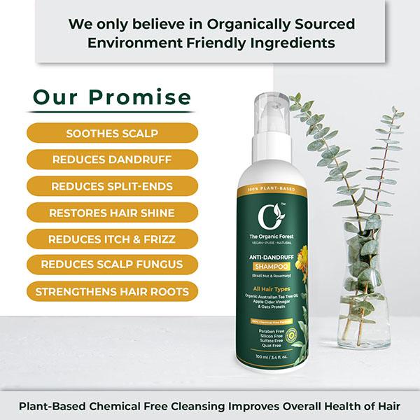 Organic Forest Anti Dandruff Shampoo 100 ml - Shampoos