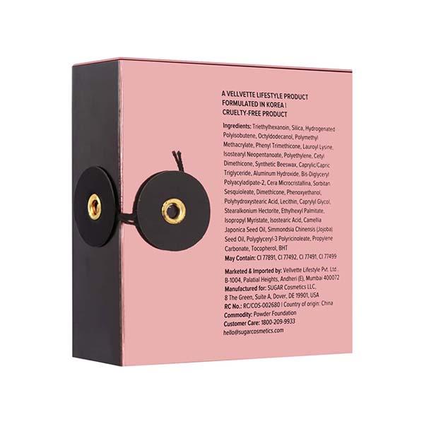 Sugar Cosmetics Mettle Cream To Powder Foundation 37 Freddo (Medium Beige, Golden Peach Undertone) 15 gm - Foundation