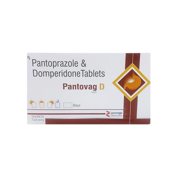 PANTOVAG D Tablet 10's - Ulcer/Reflux/Flatulence-Aaa