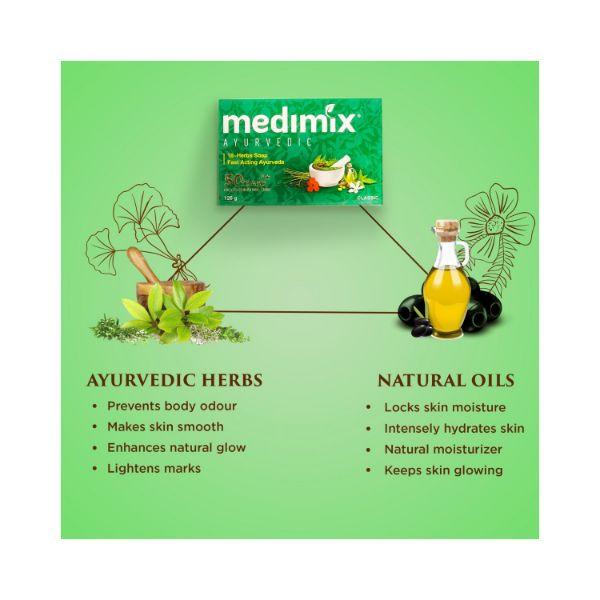 Medimix Ayurvedic Classic 18 Herbs Soap 8s - Soaps