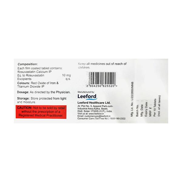 VASOHART 10 Tablet 10s (se)
