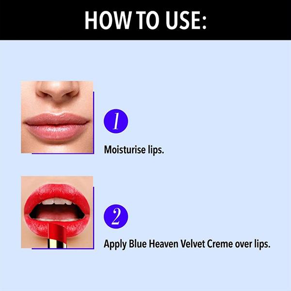 Blue Heaven Velvet Creme BO20 Orange Slush 3.5gm - Lipsticks