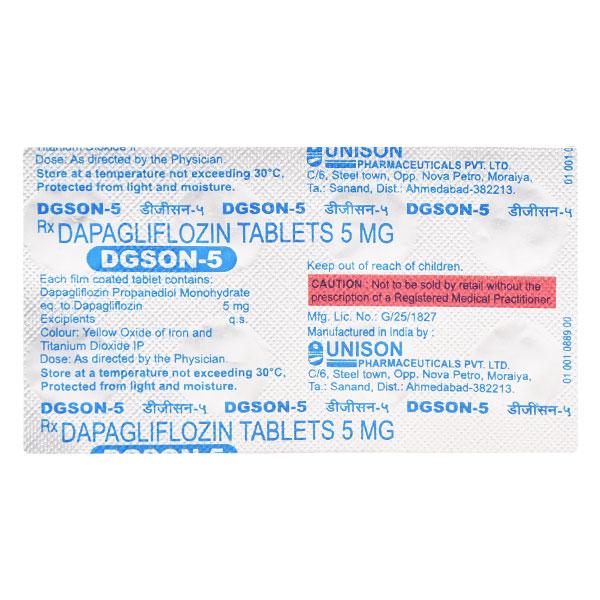 Netmeds | DGSON 5 Tablet 10's