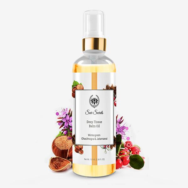 Seer Secrets Deep Tissue Balm Oil - Quick Pain Relief Oil 100 ml - Pain Relief Oil