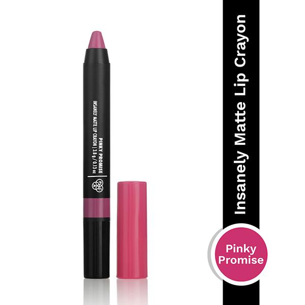 Pac Insanely Matte Lip Crayon (Pinky Promise) 3.8 gm - Lip Crayons