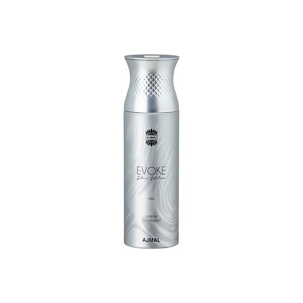 Ajmal 2 Evoke Silver Edition For Him And 2 Magnetize Deodorants Pack of 4 200 ml - Deodorants/Roll-Ons