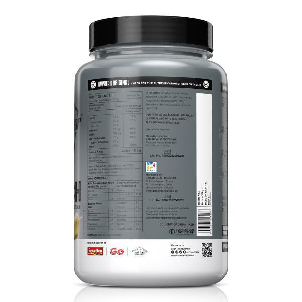 Avvatar Isorich Protein Powder - Malai Kulfi Flavour (Jar) 1 kg - Whey Proteins