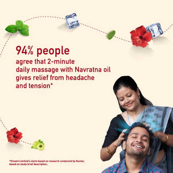 Navratna Ayurvedic Cool Oil 500 ml - Hair Oils