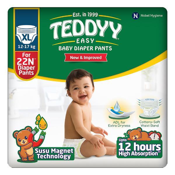 Netmeds | Teddyy Easy Baby Diaper Pant (XL) 22's