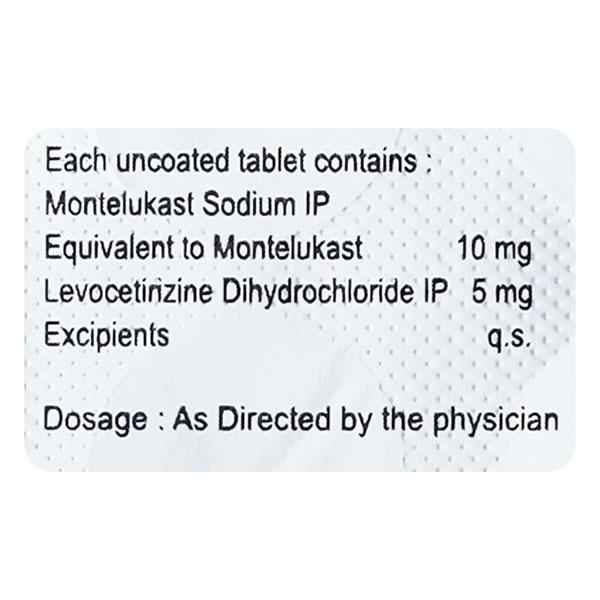 MONT LC 10/5MG TABLET 10'S - Allergies-Ant