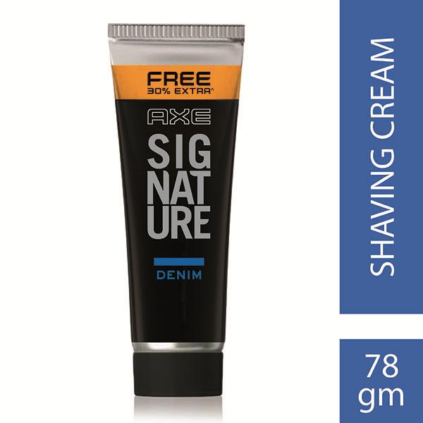 Axe Denim Lather Shaving Cream 60gm+18gm 1's