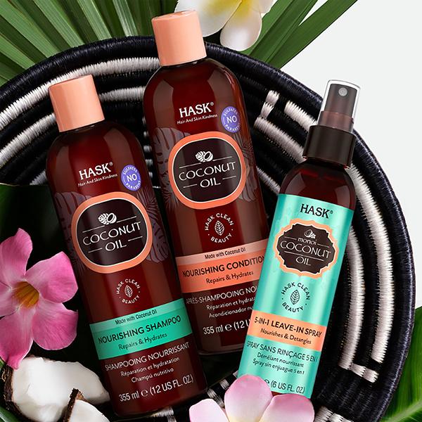 Hask Monoi Coconut 5 In 1 Leave In Spray 175 ml - Hair Sprays & Mists