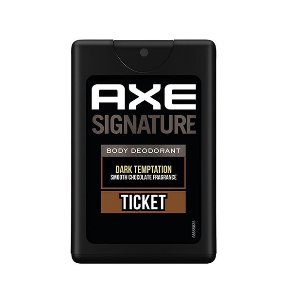 Axe Signature Ticket Dark Temptation Pocket Deodorant For Men 17 ml - Men Deodorants/Roll-Ons