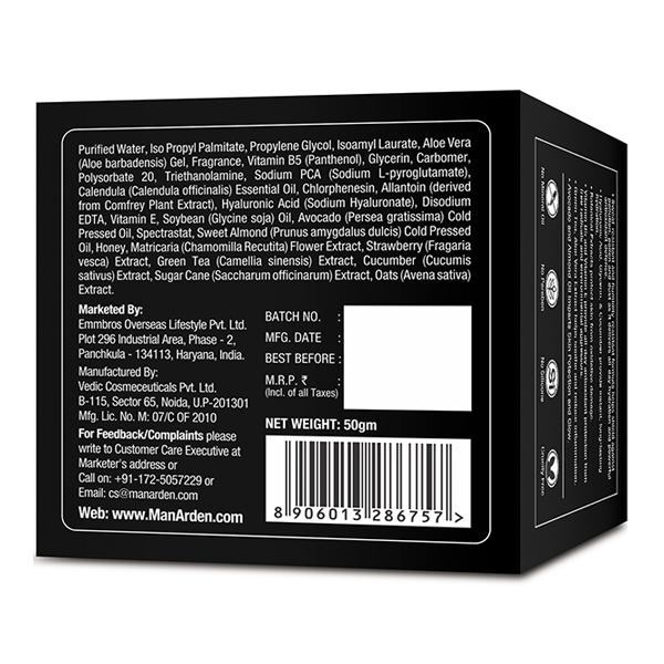 Man Arden Hydrating Face Cream 50 gm - Face Creams