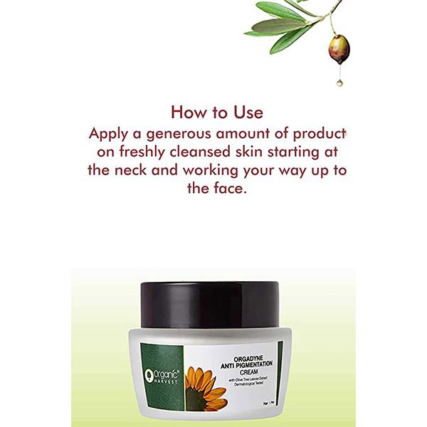 Organic Harvest Pigmentation Cream 50gm - Face Creams
