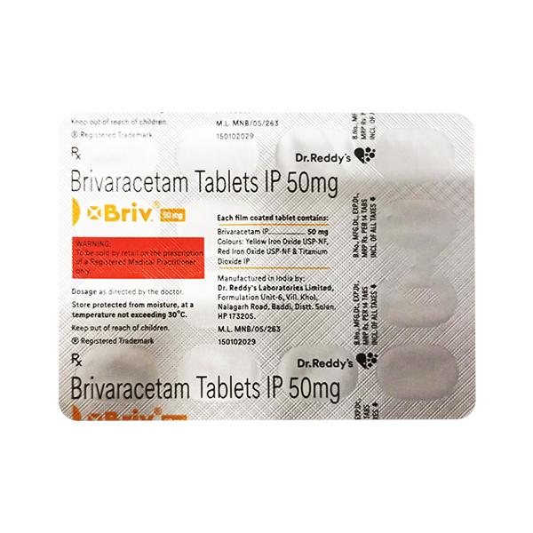 Netmeds | BRIV + 50mg Tablet 14's